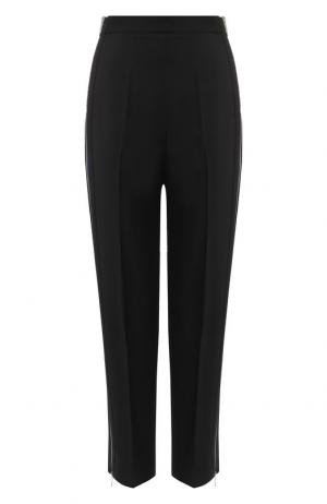 Укороченные брюки с молнией по бокам Givenchy. Цвет: черный