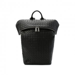 Кожаный рюкзак Bottega Veneta. Цвет: чёрный