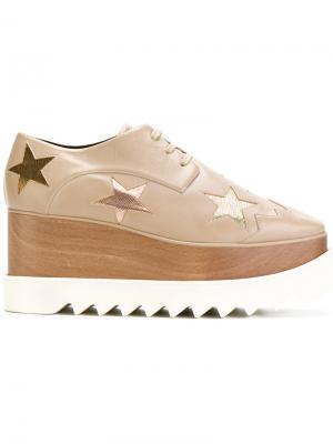 Star Elyse platform shoes Stella McCartney. Цвет: телесный