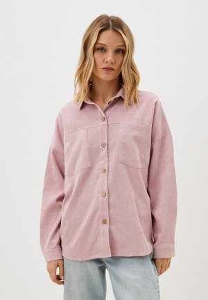 Рубашка Adele Fashion. Цвет: розовый