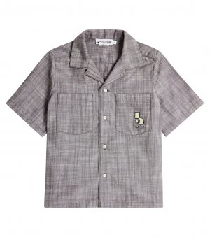 Рубашка fabri из хлопка , серый Bonpoint