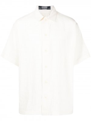 Рубашка оверсайз с короткими рукавами Jacquemus. Цвет: белый