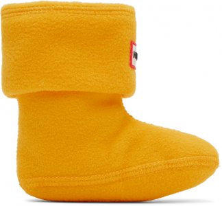 Детские желтые носки-ботинки Hunter