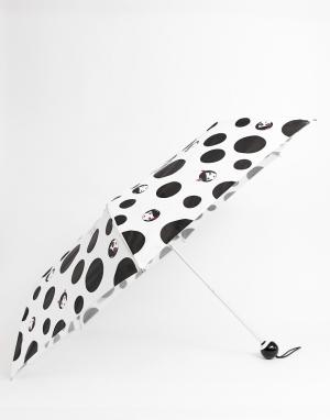 Зонт с принтом Lulu Guiness-Белый Guinness