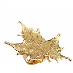Кольцо Филигранный Канадский Клён Ester Bijoux