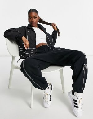 Черная олимпийка -Черный цвет adidas Originals