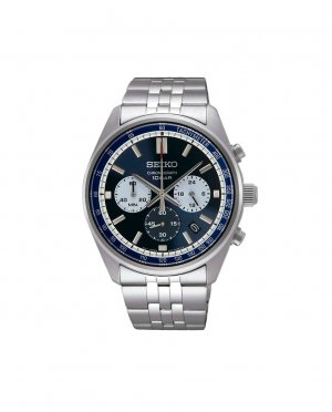 Мужские часы Neo Sports SSB427P1 со стальным и серебряным ремешком , серебро Seiko