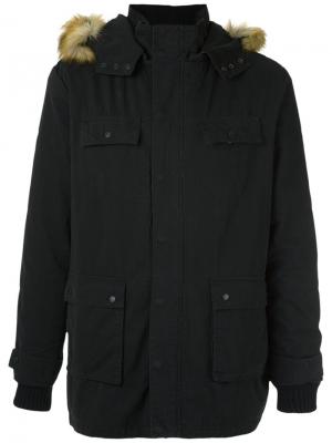 Fur trimming jacket Osklen. Цвет: чёрный