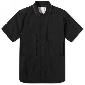 Рубашка Cotton Jersey Short Sleeve Shirt Sacai
