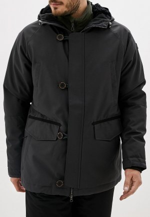 Куртка утепленная Guahoo. Цвет: черный