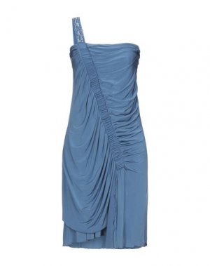 Короткое платье JEI O'. Цвет: пастельно-синий