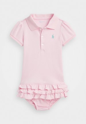 Платье из джерси BABY SOLID RUFFLE DRESSES , цвет hint of pink Polo Ralph Lauren