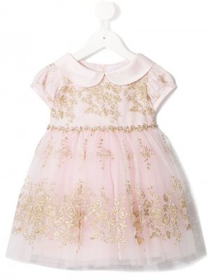 Embroidered flare dress Lesy. Цвет: розовый