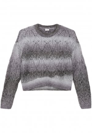 Вязаный свитер MIT AJOURMUSTER , цвет schwarz s.Oliver