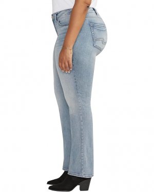 Джинсы Plus Size Britt Low Rise Slim Bootcut Jeans W90601SCV211, индиго Silver Co.
