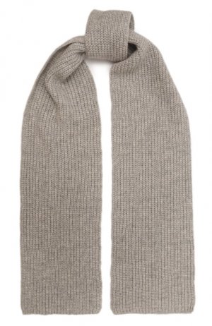 Кашемировый шарф Yves Salomon Enfant. Цвет: серый