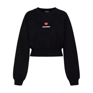 Футболка cotton sweatshirt , черный Dsquared2
