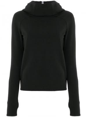 Приталенный свитер-водолазка Paco Rabanne. Цвет: черный