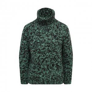 Шерстяной свитер Dries Van Noten. Цвет: зелёный