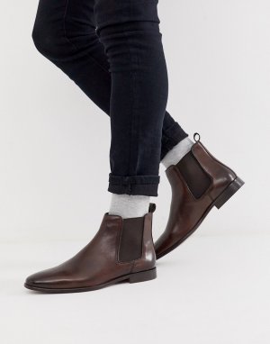 Коричневые кожаные ботинки челси -Коричневый WALK LONDON
