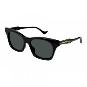 Солнцезащитные очки GG1299S 001, черный GUCCI. Цвет: черный