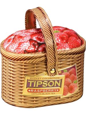 Чай Tipson Лукошко-Малина/Basket-Raspberry 100  ж/б. Цвет: черный