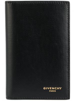 Складная визитница Givenchy. Цвет: чёрный