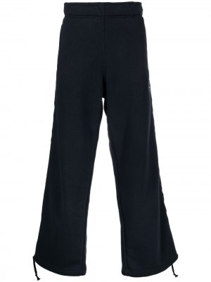 Широкие спортивные брюки с заниженной талией Société Anonyme. Цвет: синий