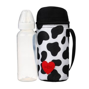 Термосумка для бутылочки Mum&Baby. Цвет: белый, черный