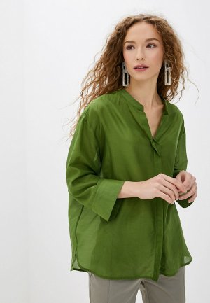 Блуза Christina Shulyeva. Цвет: зеленый