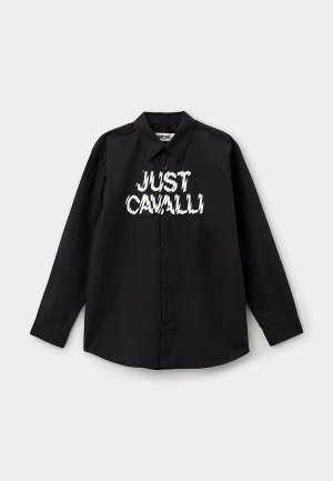 Рубашка Just Cavalli Junior. Цвет: черный