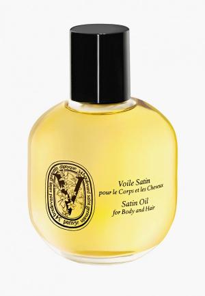 Масло для тела Diptyque и волос, атласное, Satin oil for body and hair, 100 мл. Цвет: прозрачный