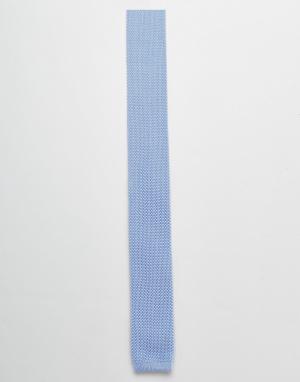 Вязаный галстук Noose & Monkey. Цвет: синий