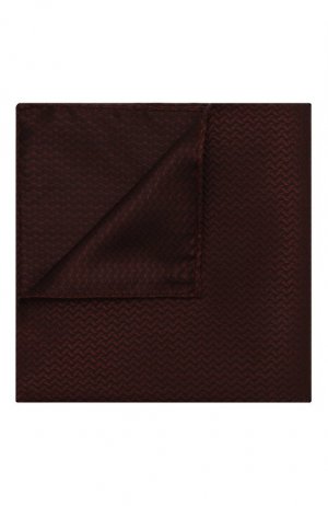 Шелковый платок Giorgio Armani. Цвет: бордовый