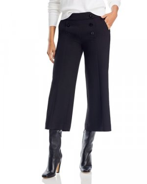 Укороченные матросские брюки KARL LAGERFELD PARIS, цвет Black Paris