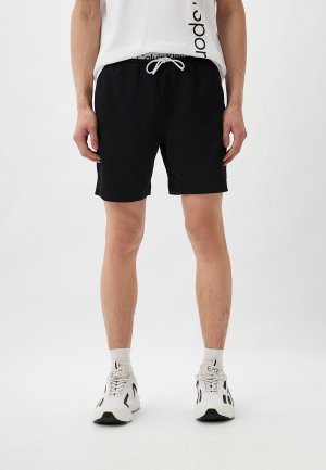 Шорты спортивные Calvin Klein Performance PW - KNIT SHORT 7 INSEAM. Цвет: черный