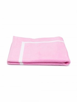 Teddy bear-print bath towel Moschino Kids. Цвет: розовый