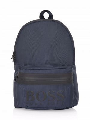 Рюкзак с логотипом BOSS Kidswear. Цвет: синий
