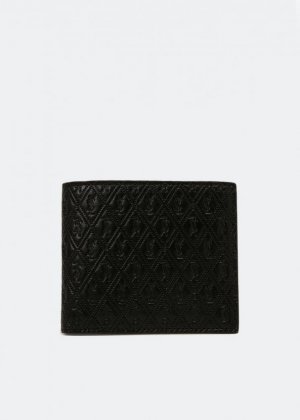 Кошелек SAINT LAURENT East West monogramme wallet, черный