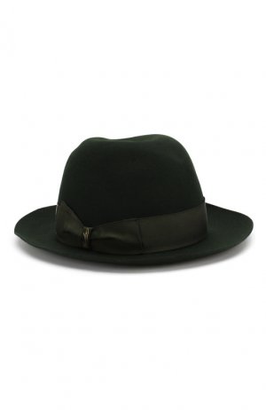 Фетровая шляпа Borsalino. Цвет: зелёный