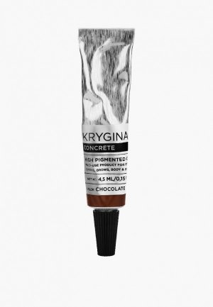 Пигмент для макияжа Krygina Cosmetics Concrete Chocolate скульптор лица, подводка глаз, тени век, 4.5 мл. Цвет: коричневый