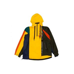 Куртка с двойной молнией Womens x Sacai University Gold/Sequoia, женская верхняя одежда, желтый CD6297-739 Nike