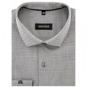 Рубашка , размер 174-184/39, серый BERTHIER. Цвет: серый