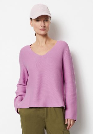 Вязаный свитер V-NECK LOOSE Marc O'Polo, цвет berry lilac O'Polo