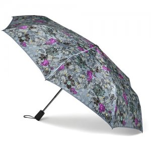 Зонт , розовый, серый Henry Backer. Цвет: розовый/серый