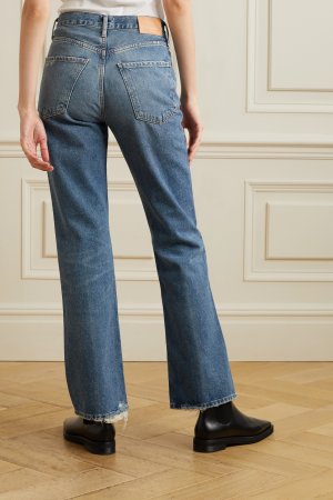 Рваные джинсы с завышенной талией, деним Citizens of Humanity