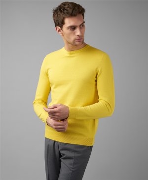 Пуловер трикотажный KWL-0811 YELLOW HENDERSON. Цвет: желтый