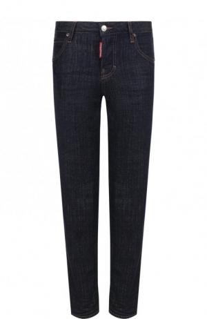Укороченные джинсы прямого кроя Dsquared2. Цвет: темно-синий
