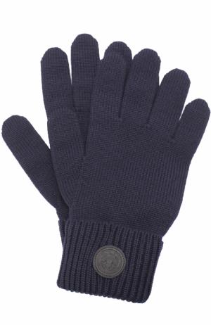 Шерстяные перчатки Dsquared2. Цвет: темно-синий