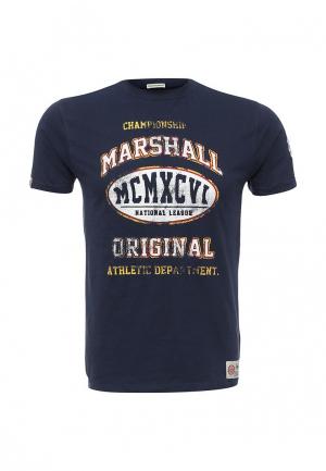 Футболка Marshall Original. Цвет: синий